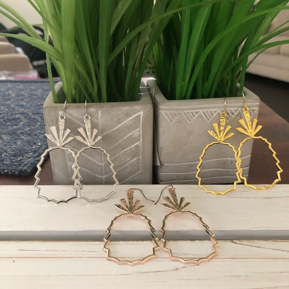 COPY - ▪️NEW!!! 💌Rose Gold Pineapple Earrings▪️💌